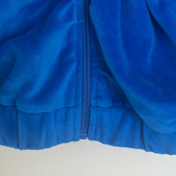 Juicy Couture Blue Velour Hoodie - Picture 7 of 8